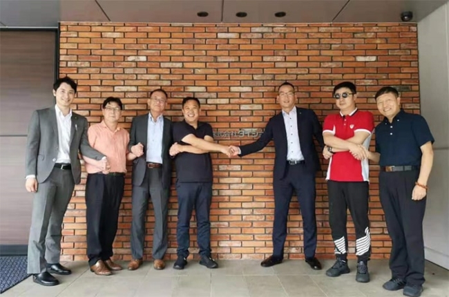 花帝集团董事长考察日本酱料工场